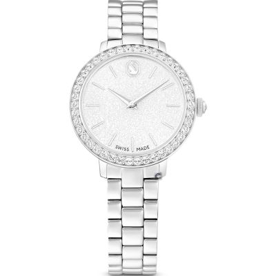 SWAROVSKI 施華洛世奇 Matrix 璀璨水晶腕錶-30mm銀色 5706182