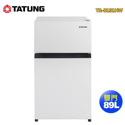 TATUNG大同 89公升一級能效雙門定頻冰箱TR-B191HW~含拆箱定位+舊機回收