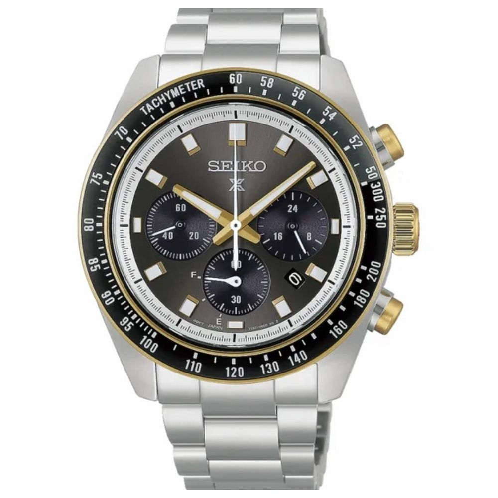 SEIKO 精工 PROSPEX系列 時尚太陽能計時熊貓男錶(HBJ002P1)-41mm SK008