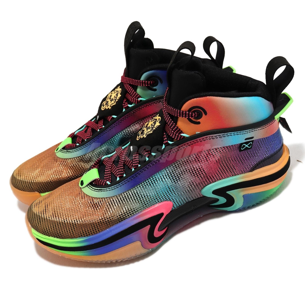 Nike 籃球鞋Air Jordan XXXVI GC PF 男鞋黑彩色Tiger AJ 36 喬丹DN4200