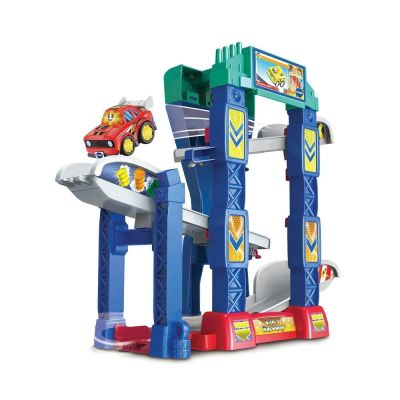 【Vtech】聲光城市嘟嘟車-4合1賽車場軌道組