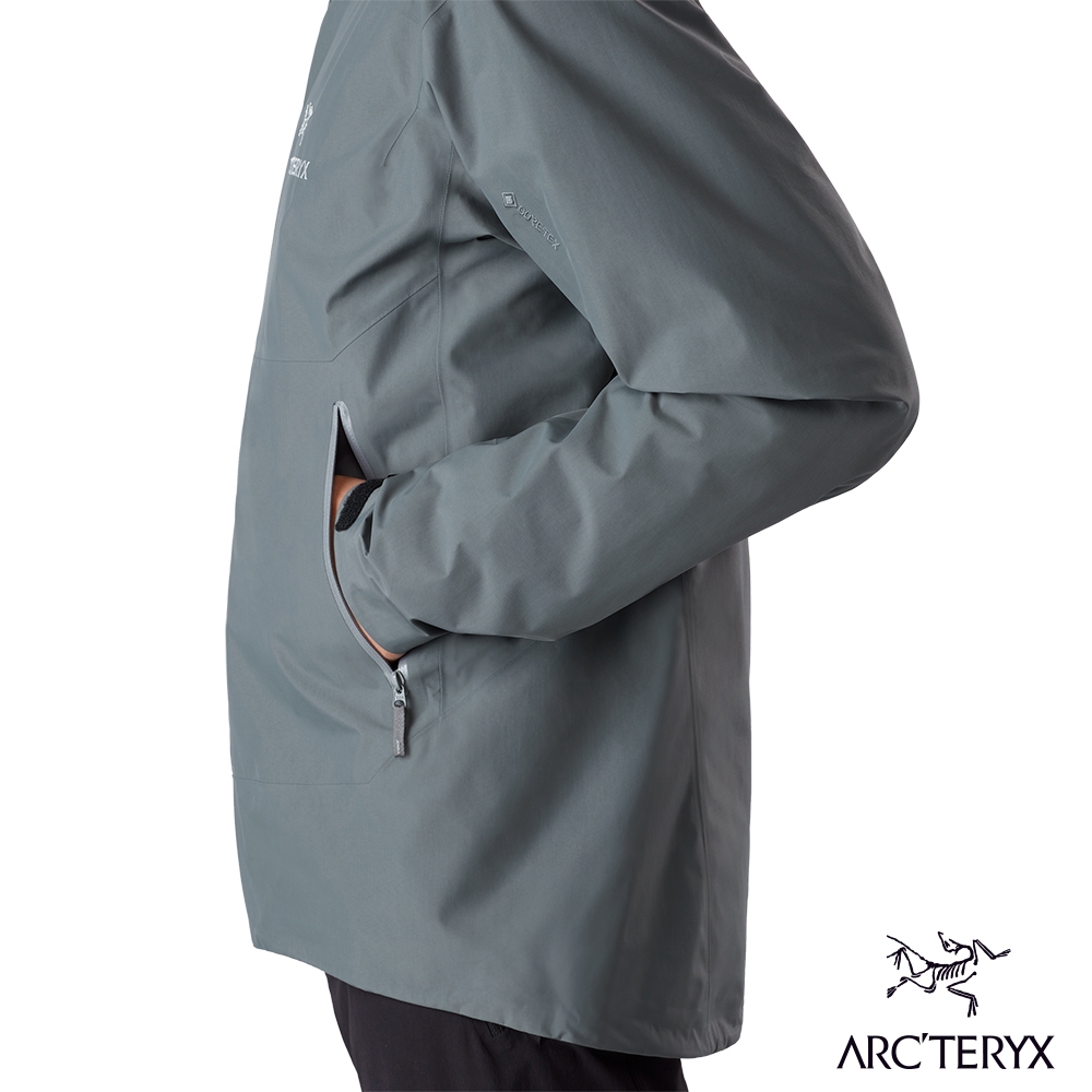 Arcteryx 始祖鳥男GORE-TEX Zeta SL 防水外套晶片灰| 科技棉/鋪