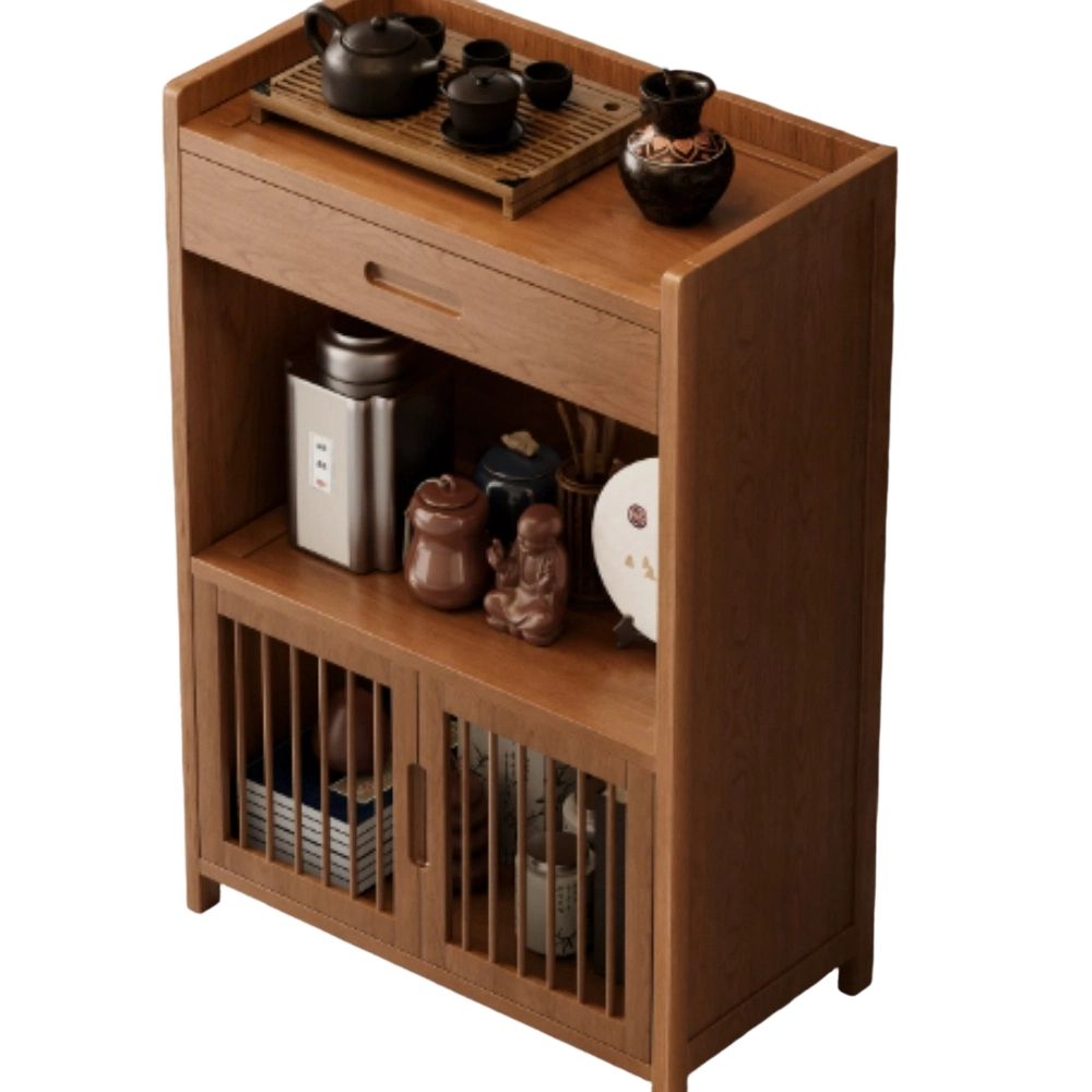 茶櫃 茶櫃置物架茶室茶葉架子博古架茶具多層展示櫃新中式收納茶桌邊櫃| 書櫃