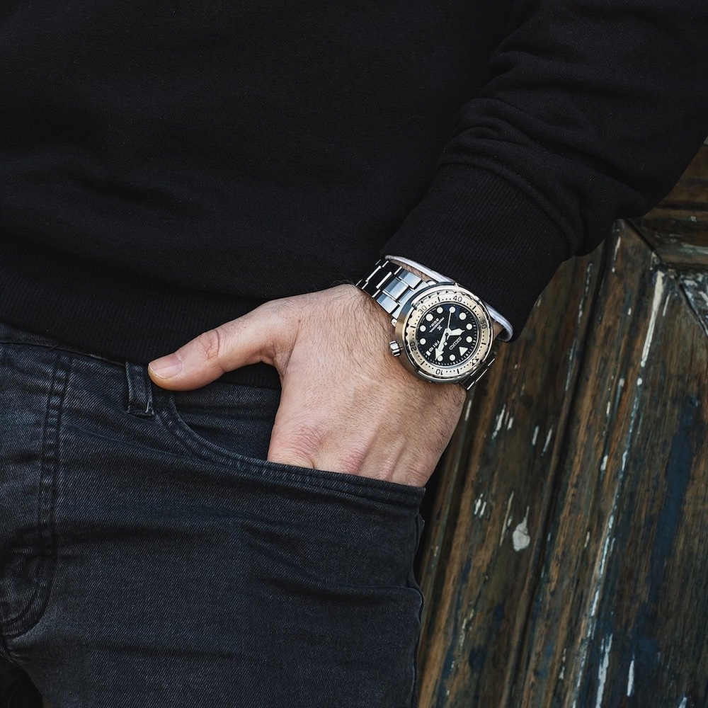 SEIKO 精工PROSPEX 鮪魚罐頭300米潛水石英錶送禮首選(S23633J1/7C46