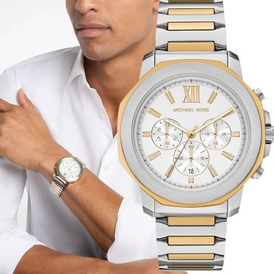 Michael Kors MK Prescott 八角三眼計時手錶 男錶 夏日煥新提案 送禮推薦-44mm MK9260