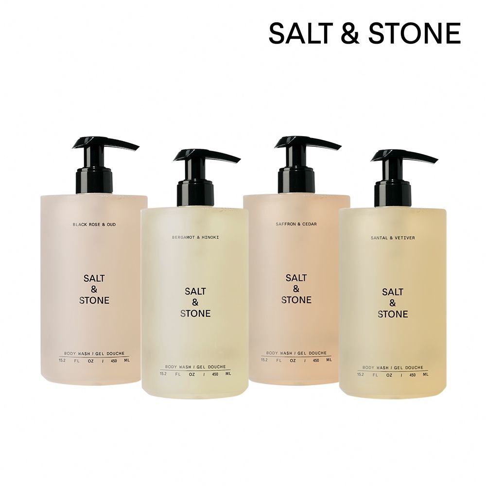 美國 SALT & STONE 玻尿酸保濕潔膚露 450ml 多款可選-雪松番紅花/檜木佛手柑/檀香岩蘭草/紫蘇橙花/黑玫瑰烏木