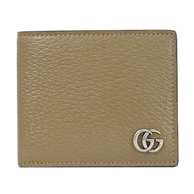 GUCCI GG Marmont 經典款對開八卡短夾(淺褐)