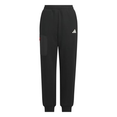 Adidas JK KN Pants 大童 童裝 黑色 棉質 運動 休閒 長褲 KC0222