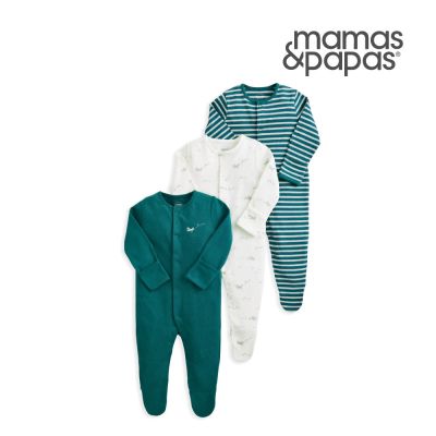 Mamas&Papas 海天飛行日記-連身衣3件組
