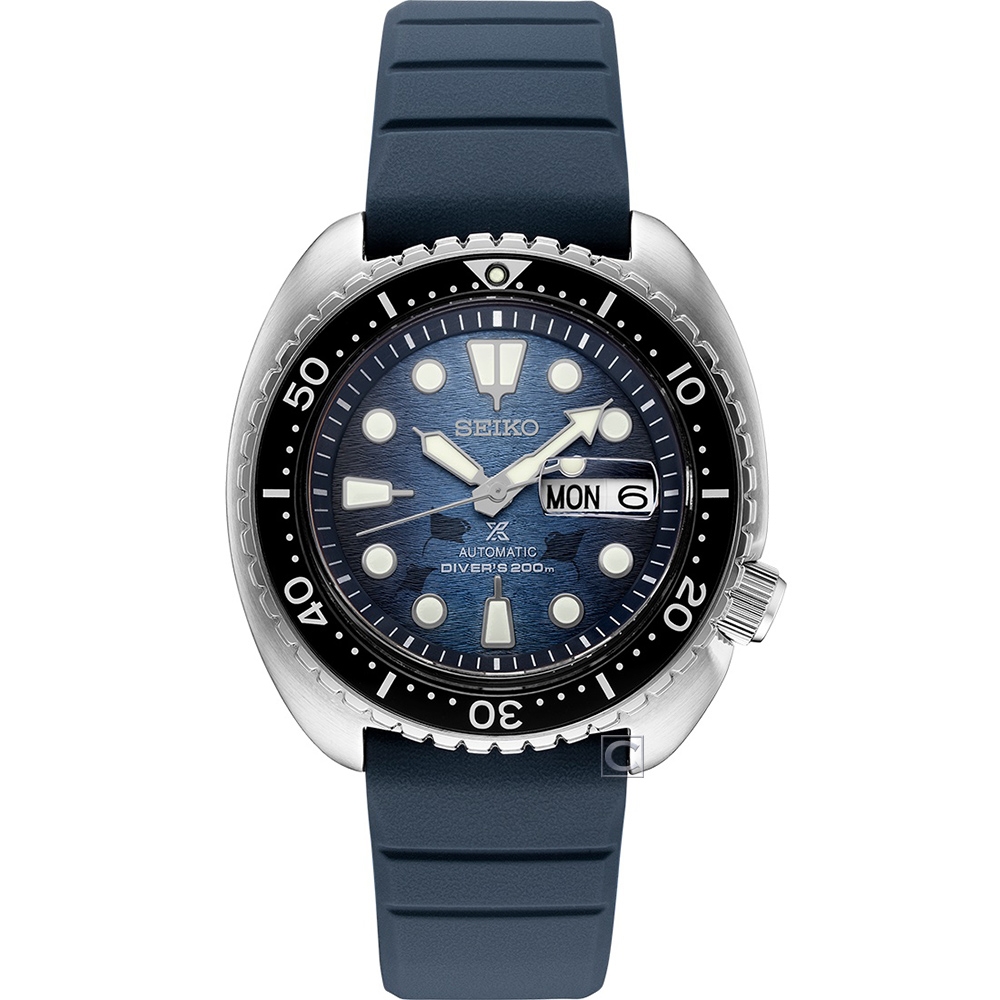 SEIKO 精工PROSPEX 魔鬼魚海龜王200米潛水機械錶(4R36-06Z0H/SRPF77K1