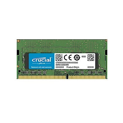 美光Micron Crucial NB-DDR4 3200/32G 筆記型記憶體(原生3200)(適用PC