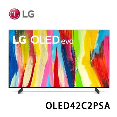 LG樂金 OLED42C2PSA 是一款 42 吋 4K 高畫質 OLED 電視，支援 4K 高畫質數位輸出，提供清晰畫面與沉浸式視聽體驗。內建杜比數位音效，具備 3 組 USB 插槽與 4 組 HDMI 端子，方便多種裝置連線。臺灣製造，提供 6 個月保固，輕巧設計，適閤家庭娛樂使用。