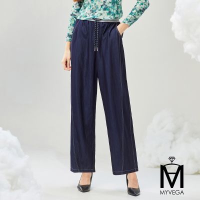 MYVEGA麥雪爾 MA挺版仿丹寧牛仔彎刀褲/長裙/直筒褲-共四款