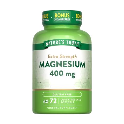 【綠萃淨】優化鎂400mg軟膠囊(72粒/瓶)