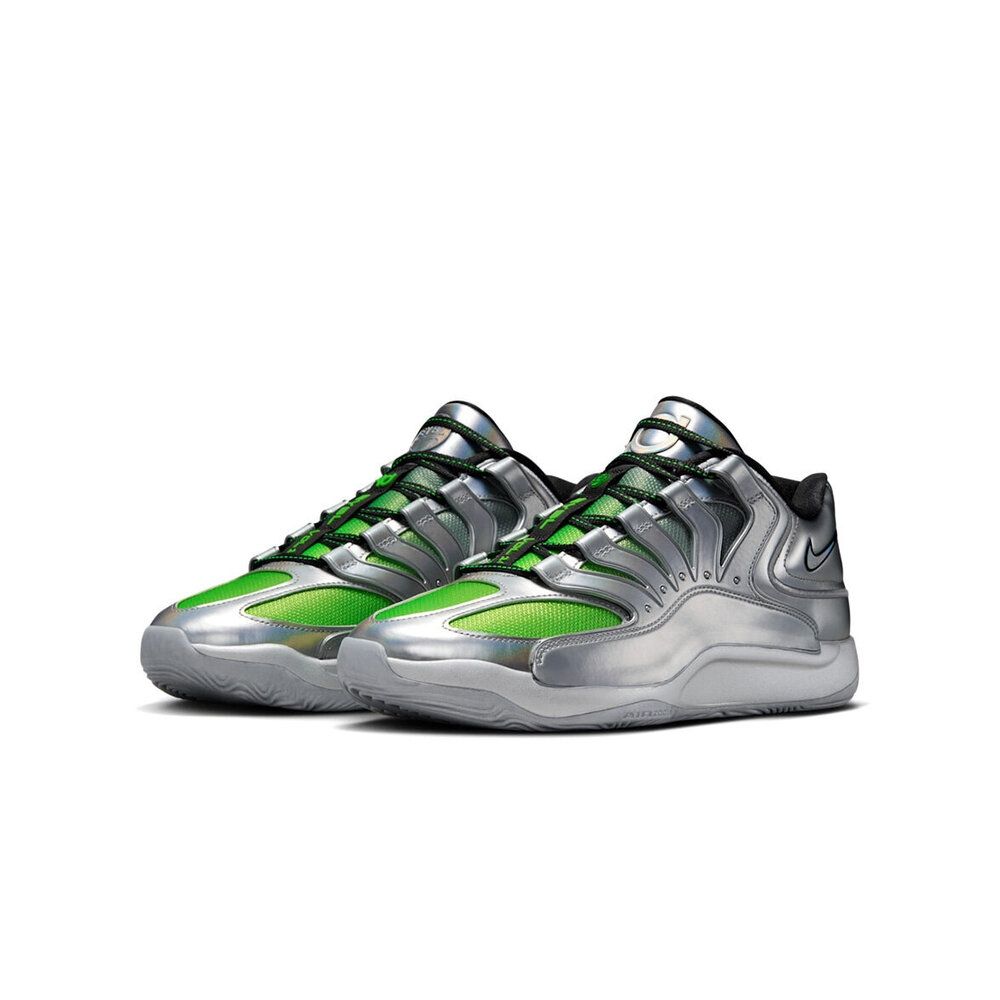 Nike KD 18 EYBL EP 銀綠金屬氣墊緩震休閒鞋運動鞋男鞋IF2518-001