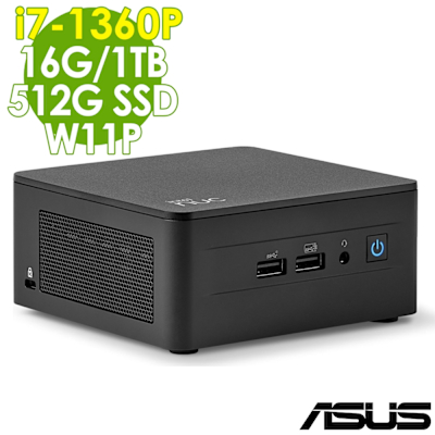 ASUS華碩 ASUS 華碩 NUC 迷你電腦(i7-1360P/16G/1TB+512G SSD/W11P)