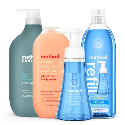 Method美則 嗨!營業中 海洋島嶼4件組(洗手 沐浴洗澡)