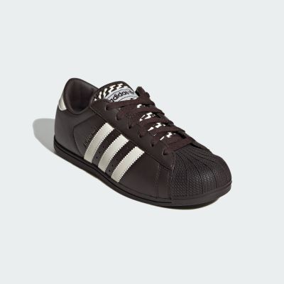 adidas 愛迪達 休閒鞋 Superstar Lo Pro 女鞋 咖啡 貝殼頭 皮革 經典 KK0421