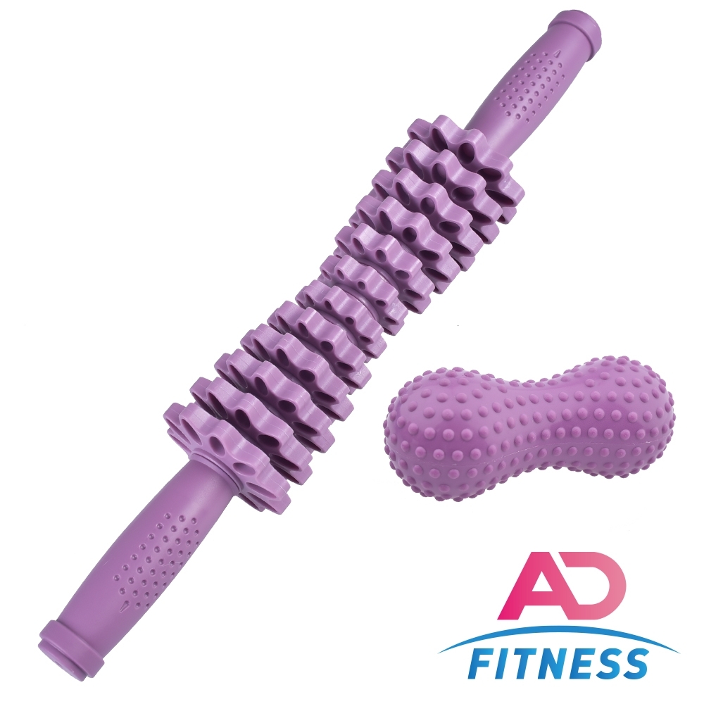 AD-FITNESS 多功能舒壓按摩組合花生球按摩滾輪棒按摩棒按摩球(兩色任選) | 瑜珈柱| Yahoo購物中心