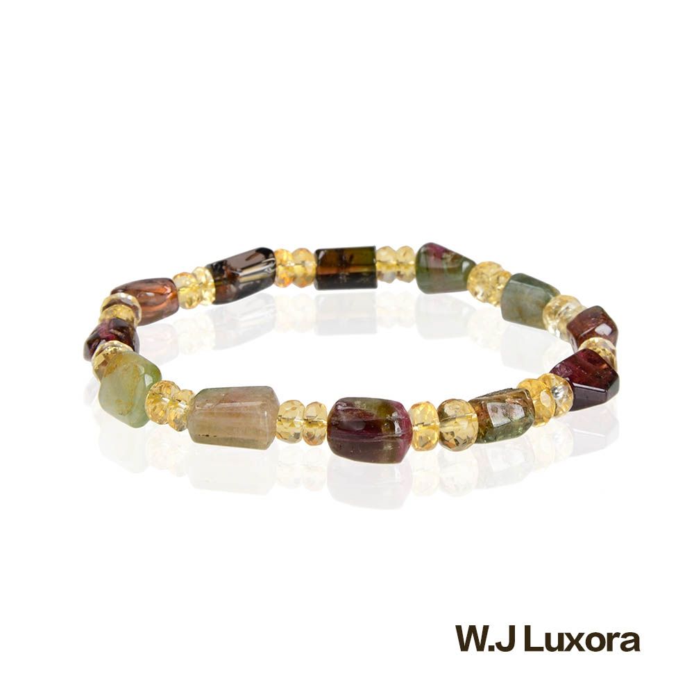 W.J Luxora時尚多彩碧璽手錬  1150507-3