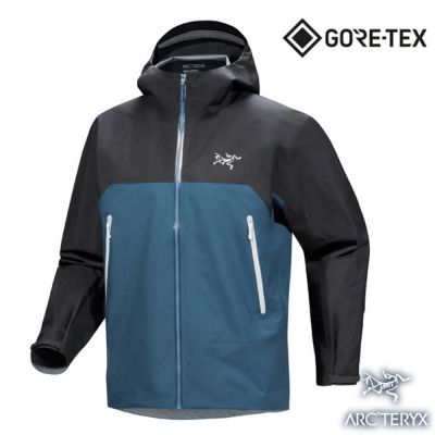 【ARCTERYX 始祖鳥】男 Beta 防水防風透氣GORE-TEX保暖外套.夾克.大衣.風雨衣/輕量耐磨/ X000010513 黑綠撞色