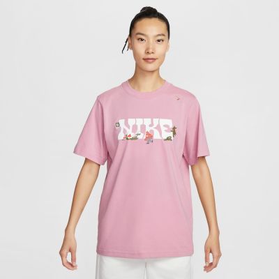 NIKE 耐吉 短袖上衣 女 寬鬆版型 AS W NSW SS TEE GCEL 粉 IF0607-668