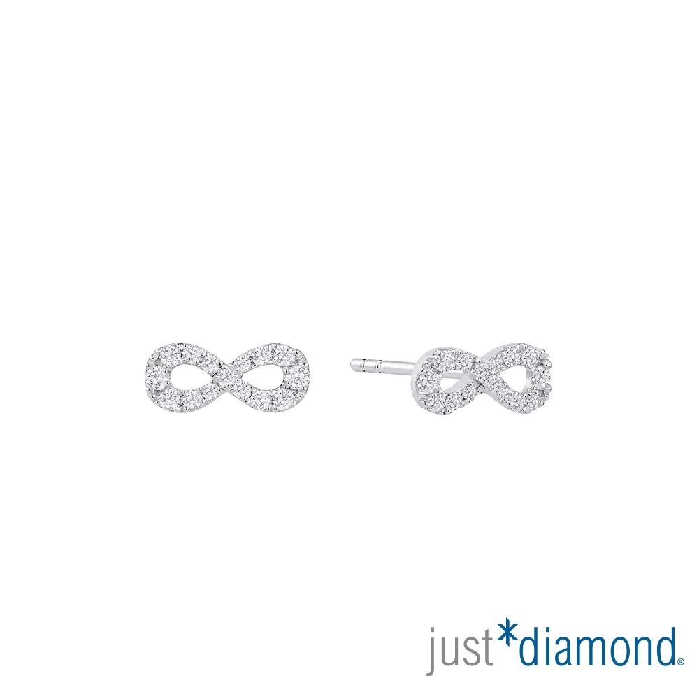 【Just Diamond】無盡 鑽石耳環