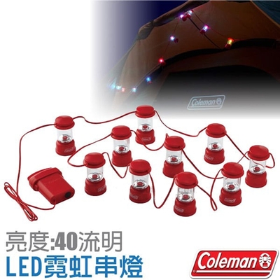 【Coleman】高亮度LED霓虹串燈(全長2.8m).天幕帳蓬戶外營繩燈條 CM-31280