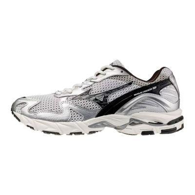 Mizuno 美津濃 Wave Rider 10 D1GA261D06 男 休閒鞋 復古 流行 銀 黑
