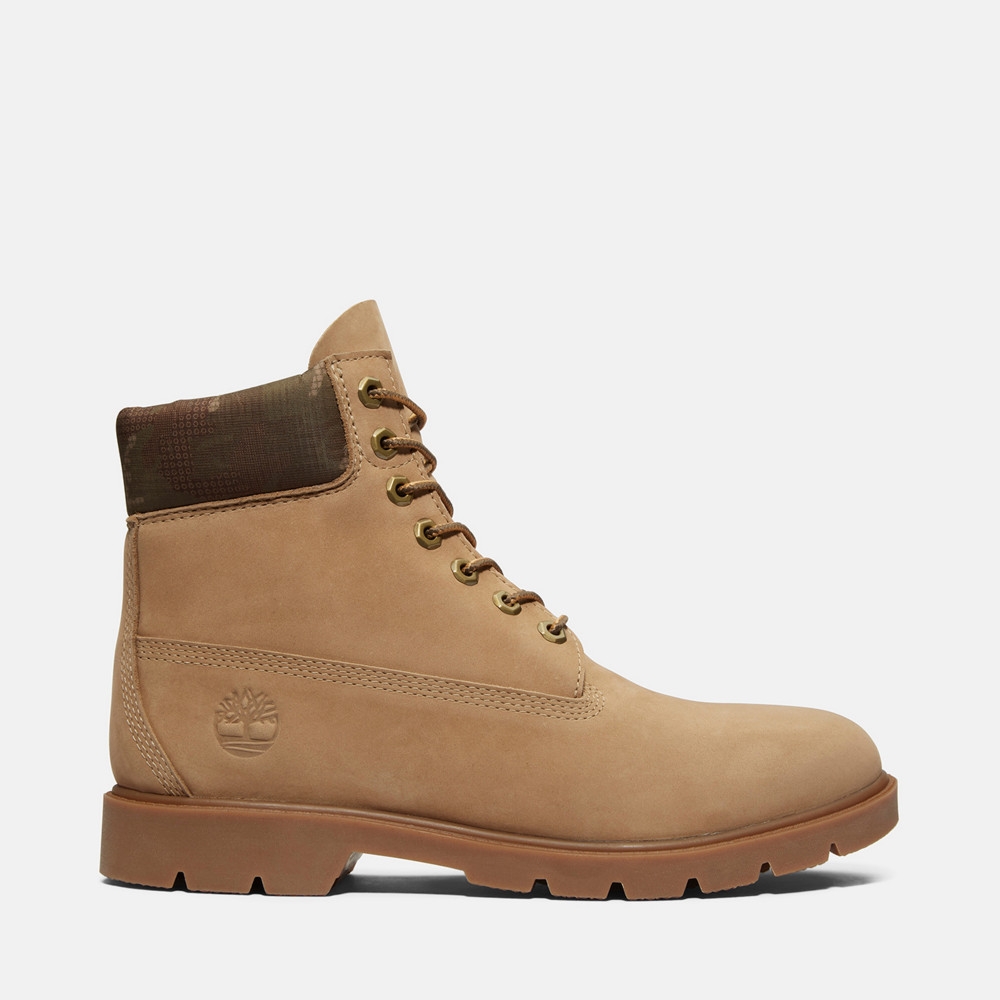Timberland官方旗艦雙11限定男款米色Classic 防水6吋靴|A1QR5F36
