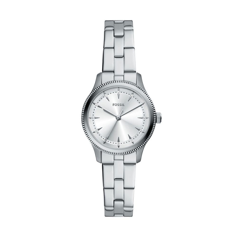 FOSSIL 星耀晶鑽時尚腕錶-銀-BQW8016-30mm