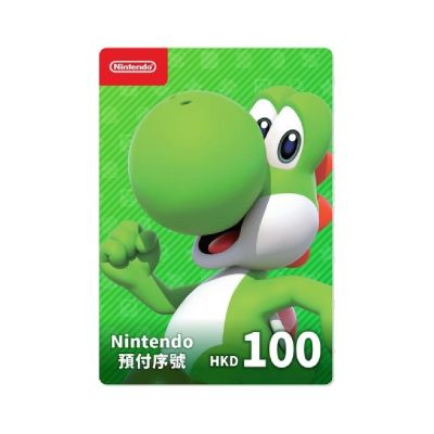 【Nintendo 任天堂】Switch eShop 香港區 數位序號 預付序號卡 HKD100