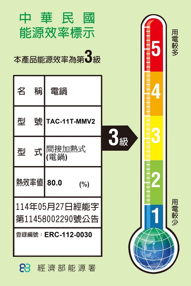 TATUNG大同 TAC-11T-MMV2 - 詳情1