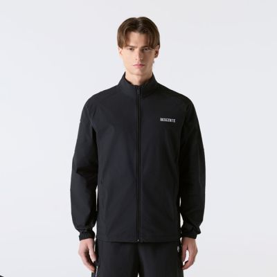DESCENTE 外套 男 運動 立領防風外套 快排 MEN STAND COLLAR WIND BREAKER 黑 SR121TWB33-BLK0