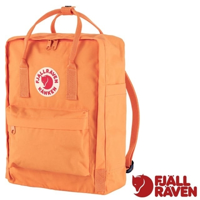 【Fjallraven 北極狐】Kånken 多功能輕量防潑水日用背包.通勤書包.休閒背包 23510-199 日光石橙