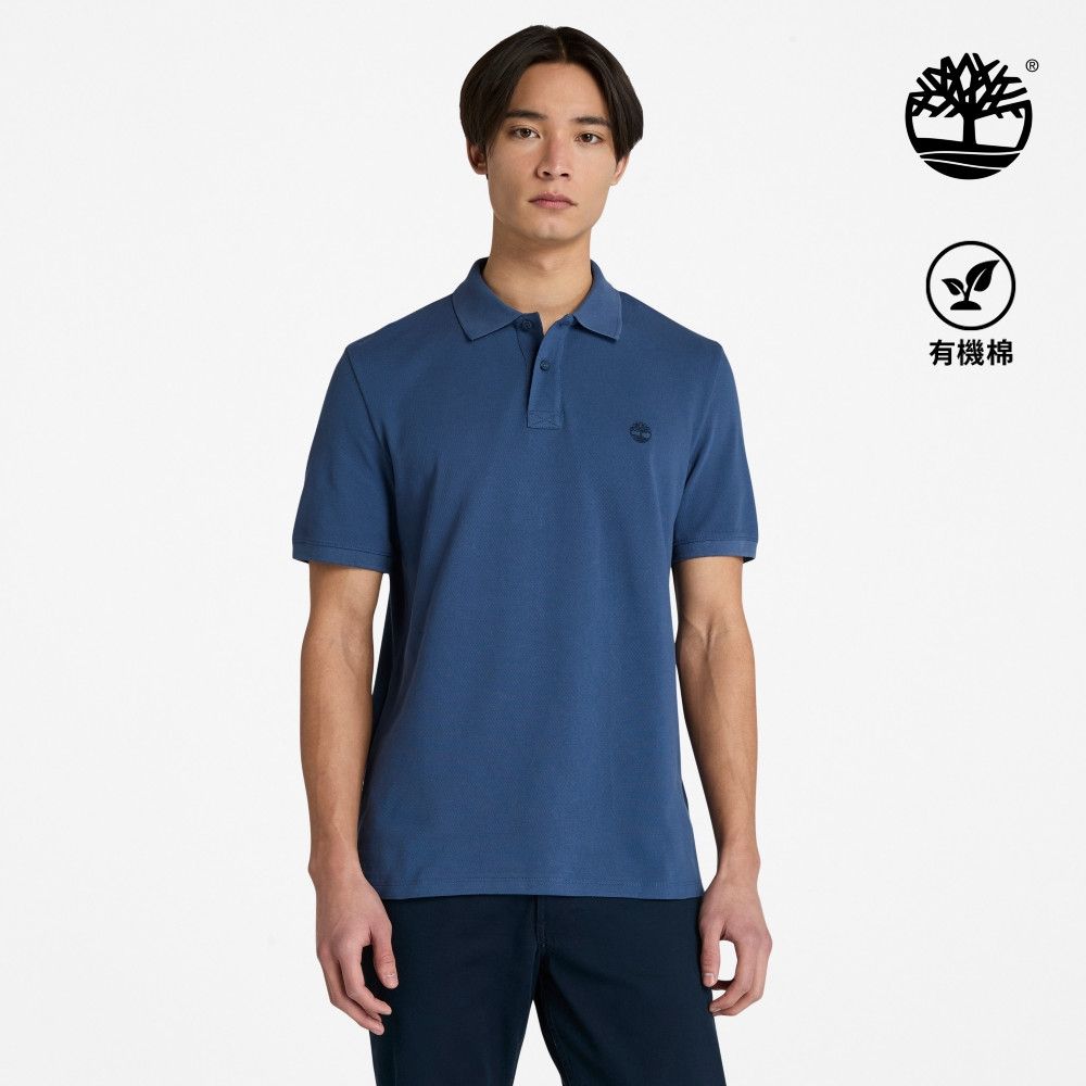 Timberland官方旗艦 精選休閒短袖Polo衫 男款(多款任選) (N.男款藍色)