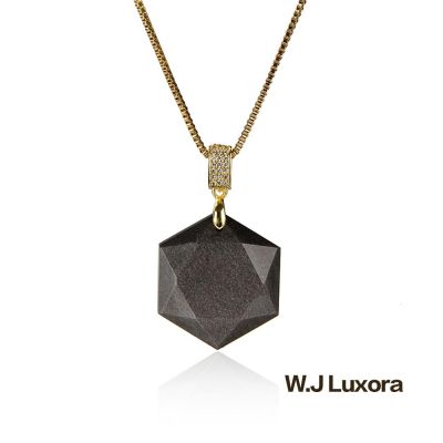 W.J Luxora王者氣場護身能量石天然銀矅石115031601