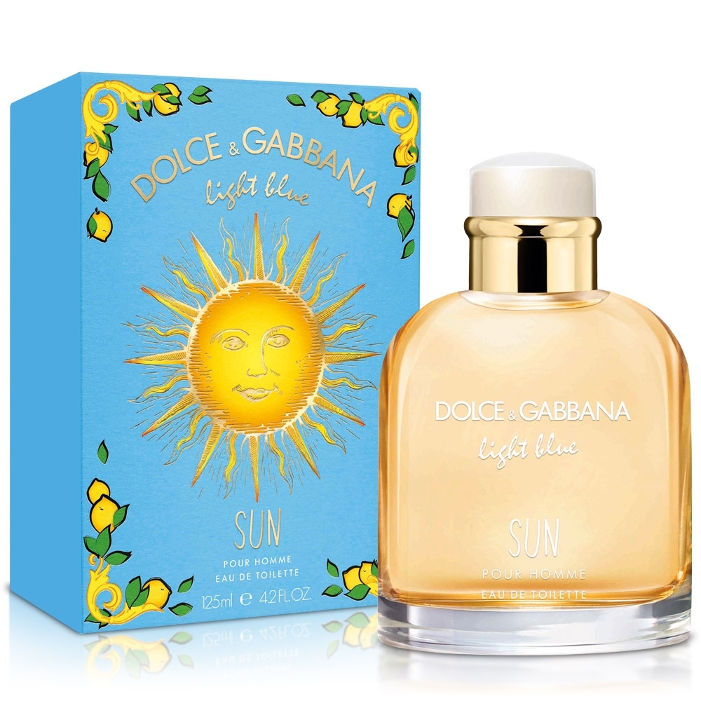 短效品】D&G Light Blue Sun Men 陽光夏日男性淡香水125ml