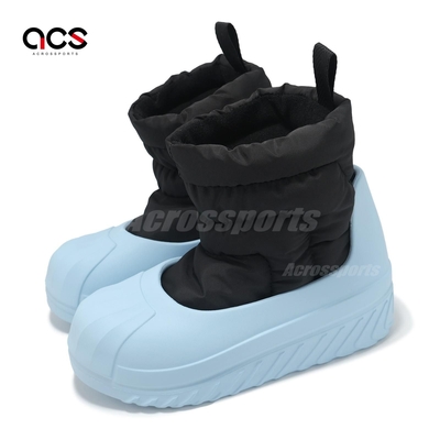 adidas 防水雨靴 AdiFom Superstar Winter Boot 女鞋 藍黑 套入式 靴子 愛迪達 IG2162