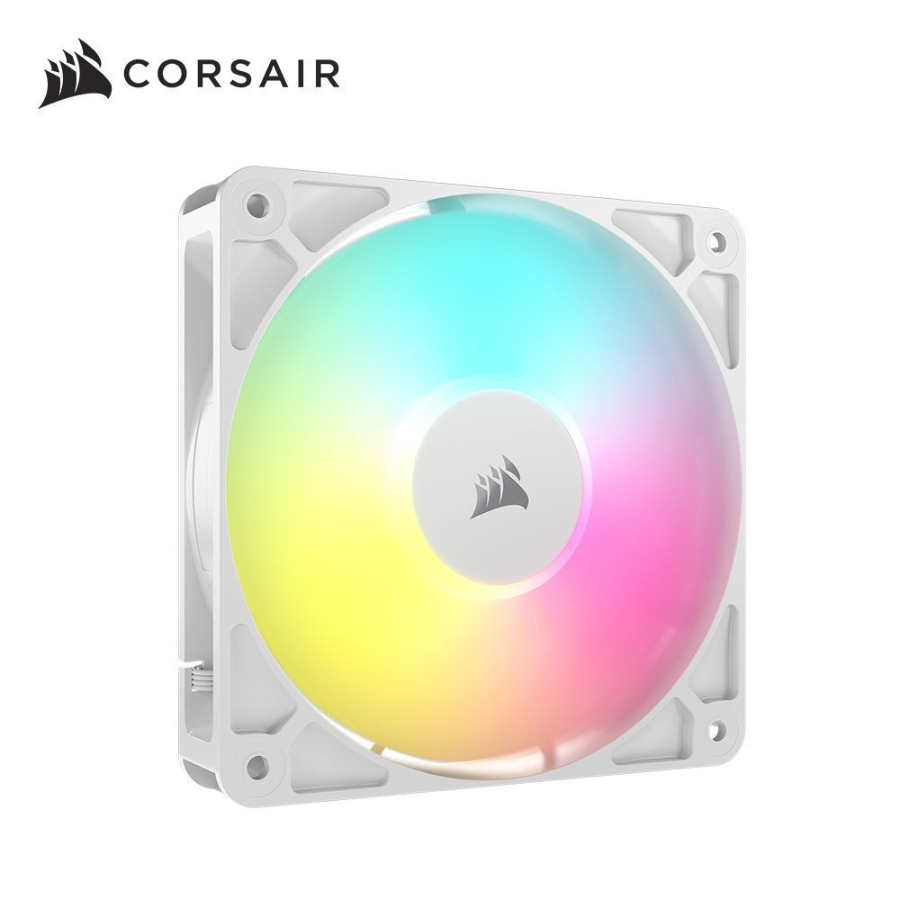 海盜船Corsair RS120 ARGB PWM機殼風扇【白｜單顆裝】