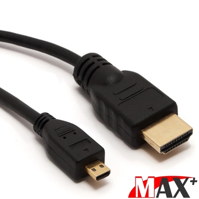 Max+ Micro HDMI to HDMI 4K影音傳輸線 1.5M(原廠保固)