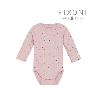 Brands4kids 木棉花粉色長袖包屁衣 Fixoni系列