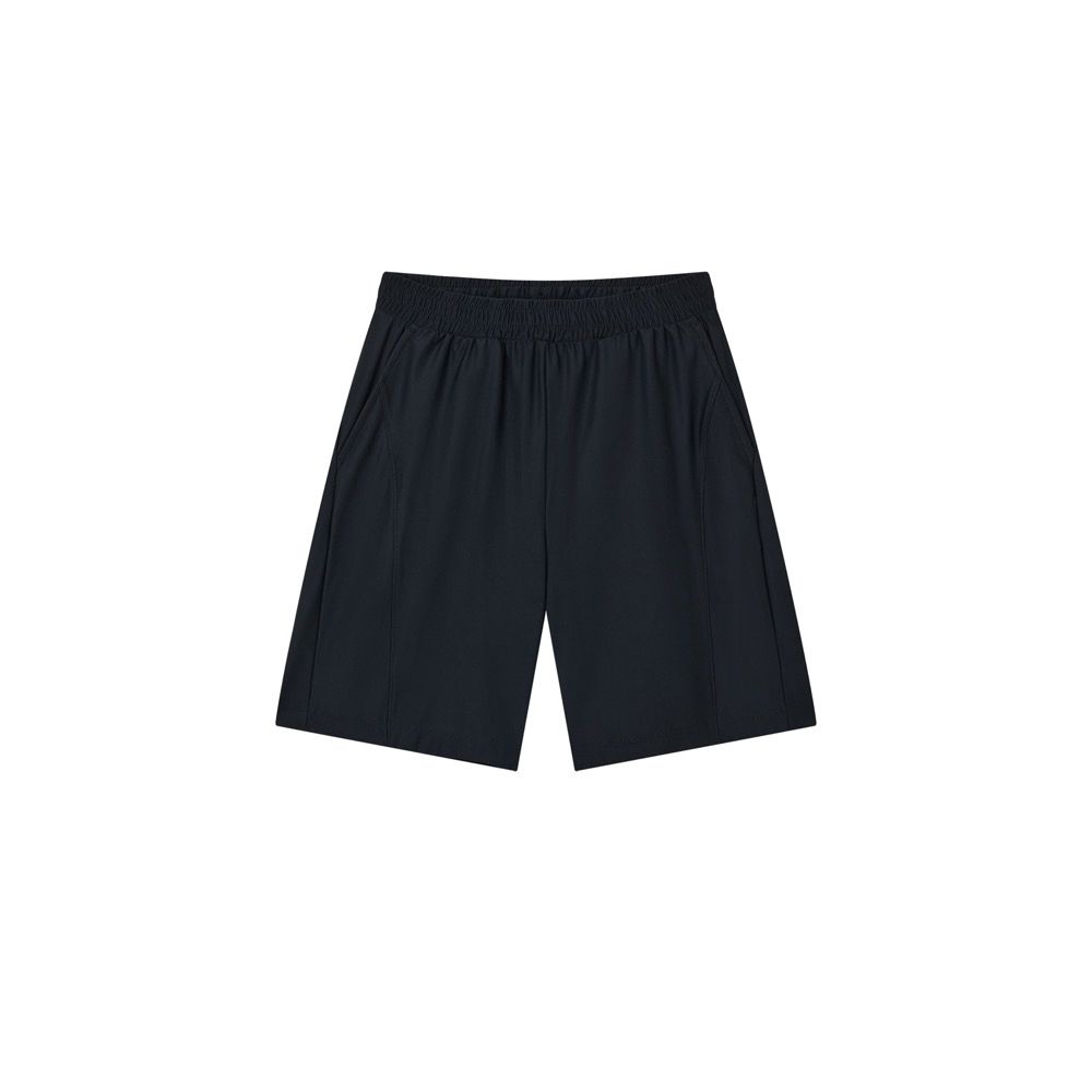 GIORDANO 童裝涼感四面彈力運動短褲 G-MOTION系列【雙色任選】 (09 標誌黑)