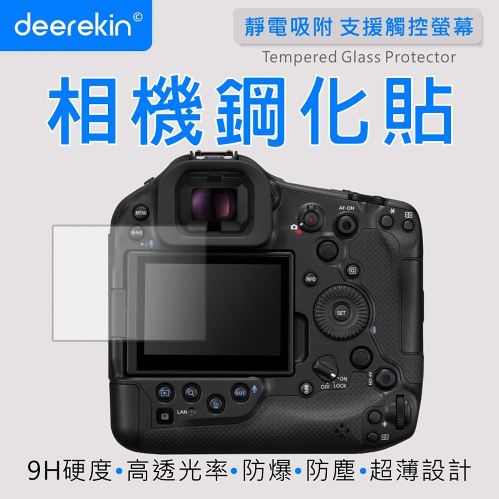 deerekin 超薄防爆高透光鋼化貼 螢幕保護貼 For Canon EOS R1