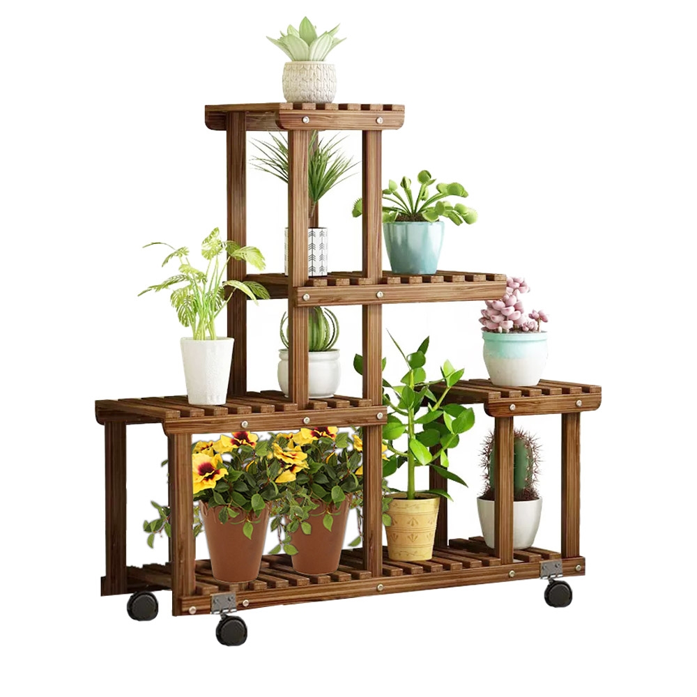 花台 敷台 台座 盆栽台 天然木 高腳置物架陽台植物花台室內擺放架實木植物架小型花盆盆景托架實木花台