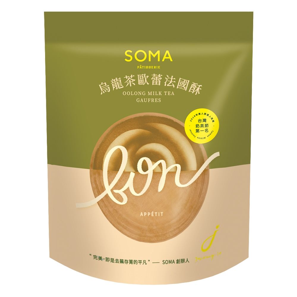 盛香珍 SOMA烏龍茶歐蕾法國酥100g/包
