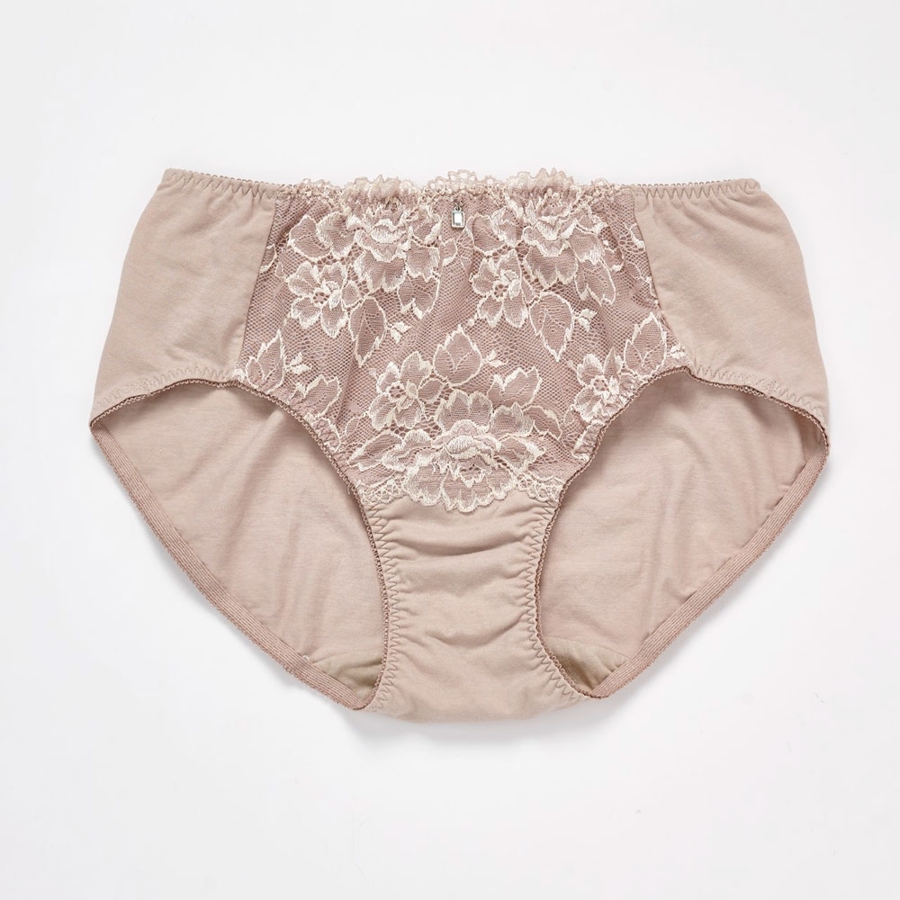 摩奇X-大V美背M-3L中腰三角褲(知性膚) ZB4638搭配內褲-蕾絲花邊-減輕