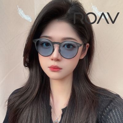 ROAV 美國洛杉磯品牌 Riviera系列 輕量薄鋼折疊偏光太陽眼鏡 8103 13 21 霧黑框淺藍偏光鏡片 公司貨