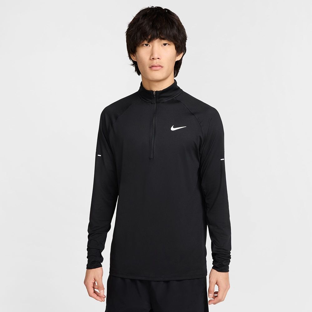 NIKE 長袖上衣男AS M NK DF STRIDE HZ MIDLAYER 黑HV2181-010 | NIKE