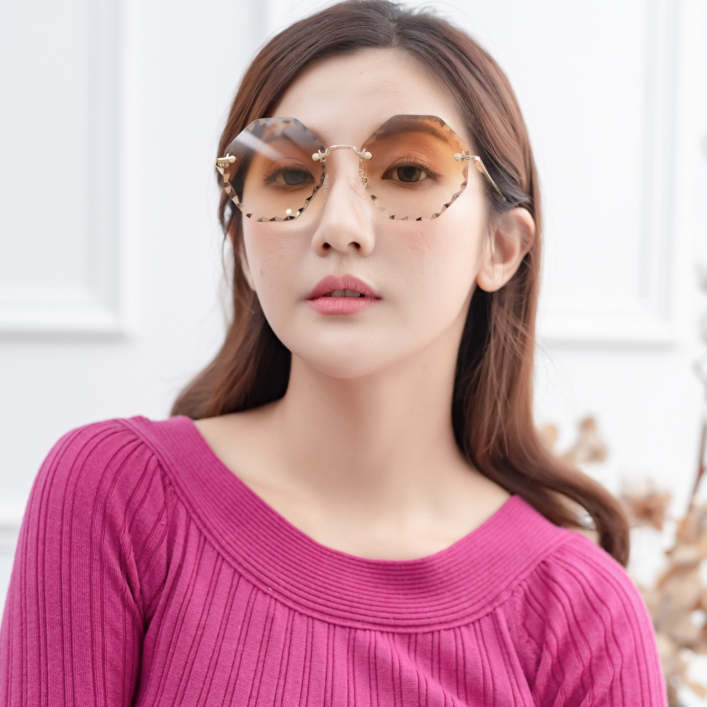 CHLOE造型太陽眼鏡多邊(金色)CE143S-837 | 太陽眼鏡/墨鏡| Yahoo購物中心